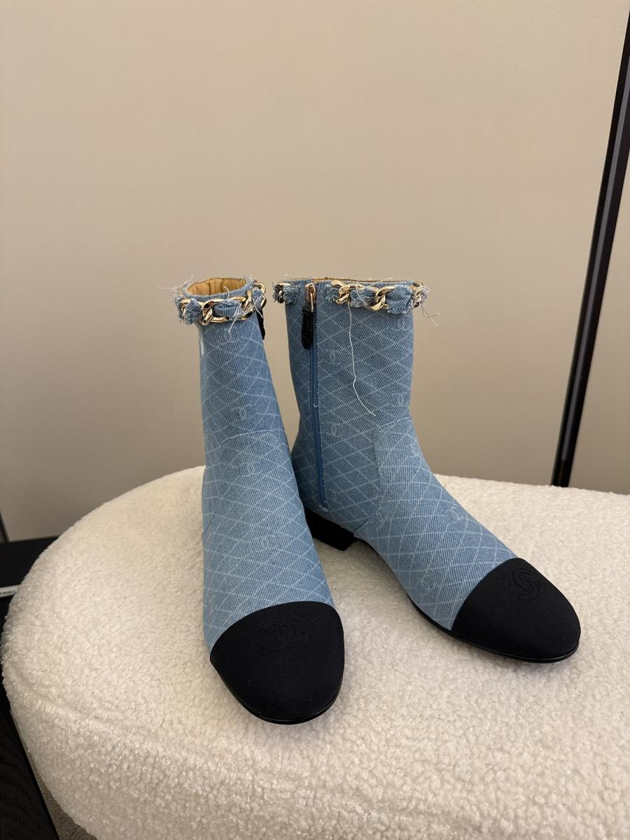 샤넬 25K 체인장식 쇼트부츠