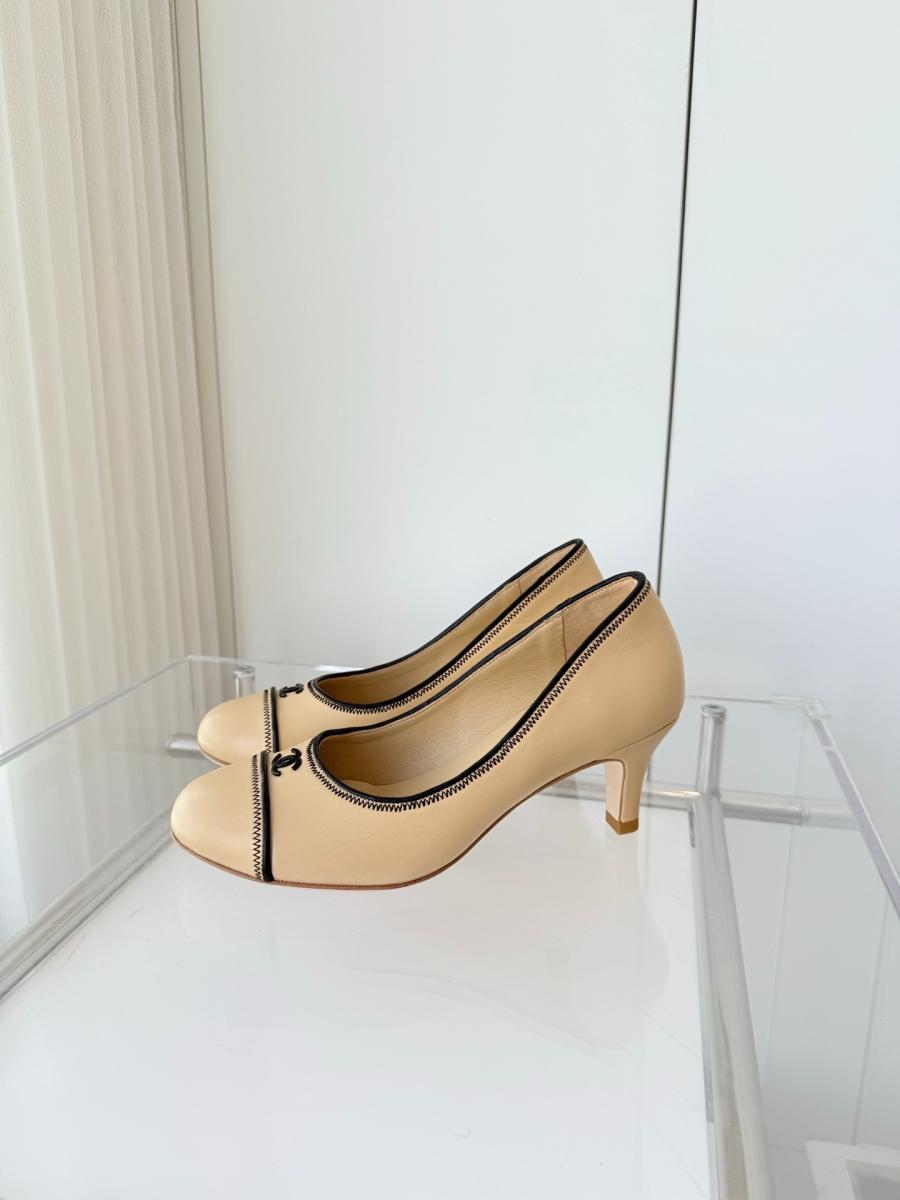 샤넬 25K 램스킨 펌프스