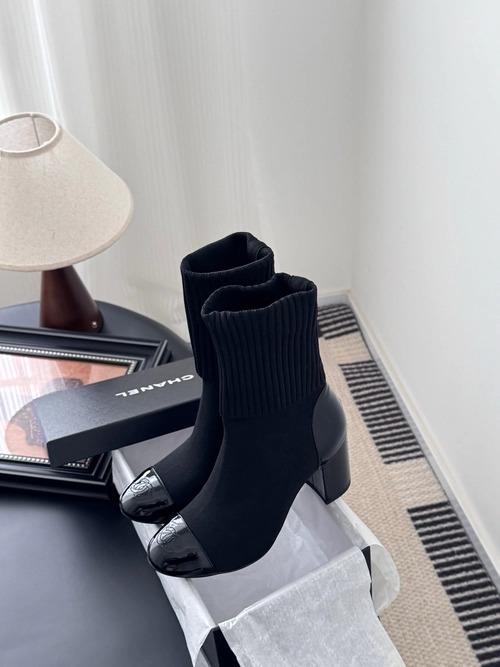 샤넬 25K 니트 부츠