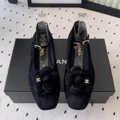 샤넬 25 까멜리아 메리제인 플랫슈즈