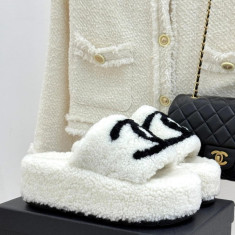 샤넬 25B 플랫폼 슬리퍼 5cm