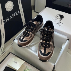 샤넬 25B 믹스드파이버 스니커즈 핑크골드