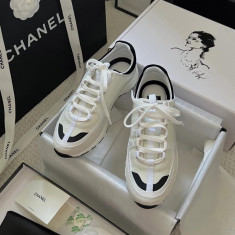 샤넬 25B 믹스드파이버 스니커즈 화이트