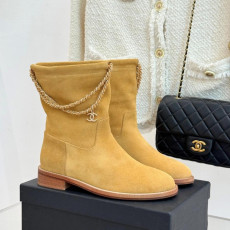 샤넬 25B 미들 부츠