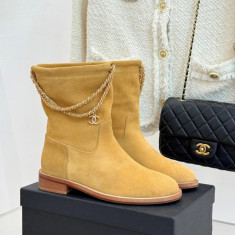 샤넬 25B 미들 부츠