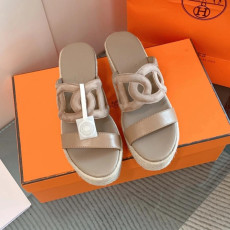 에르메스 웨지 샌들