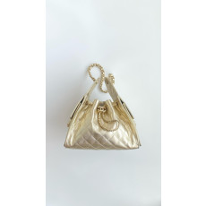 [지존샵] 샤넬 25백 메탈릭 골드 스몰, 미듐