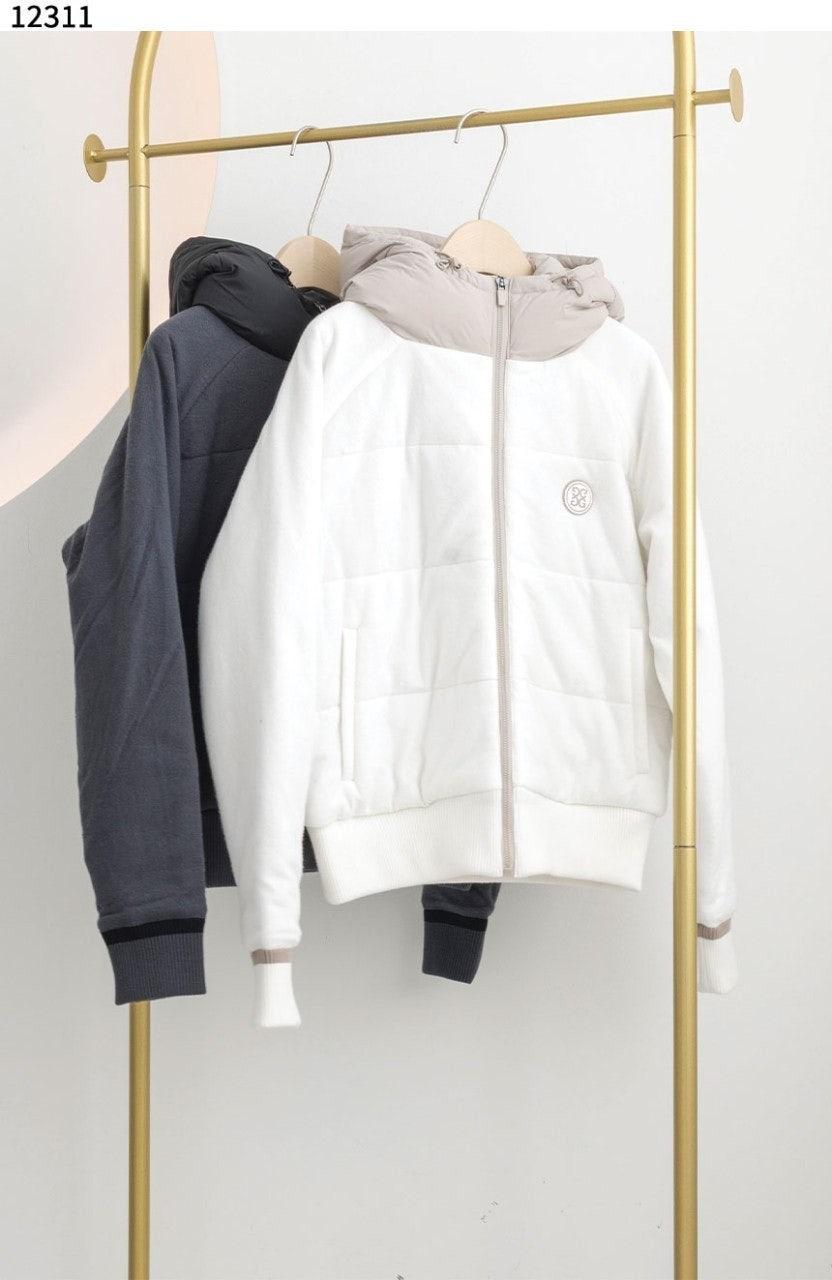 지포어 여성 니트 방풍 패딩 2컬러 (국내배송)