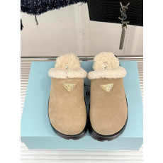 프라다 시어링 슬리퍼 뮬 (3컬러)