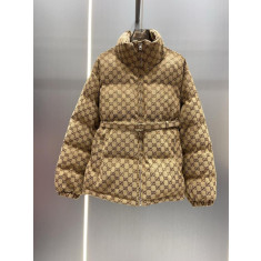 구찌 GG 캔버스 봄버 패딩 자켓