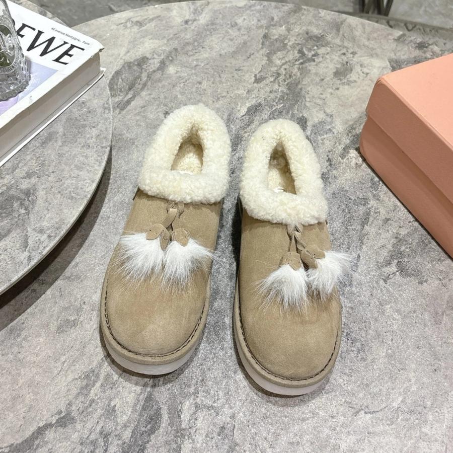 미우미우 시어링 숏 부츠 (3컬러)