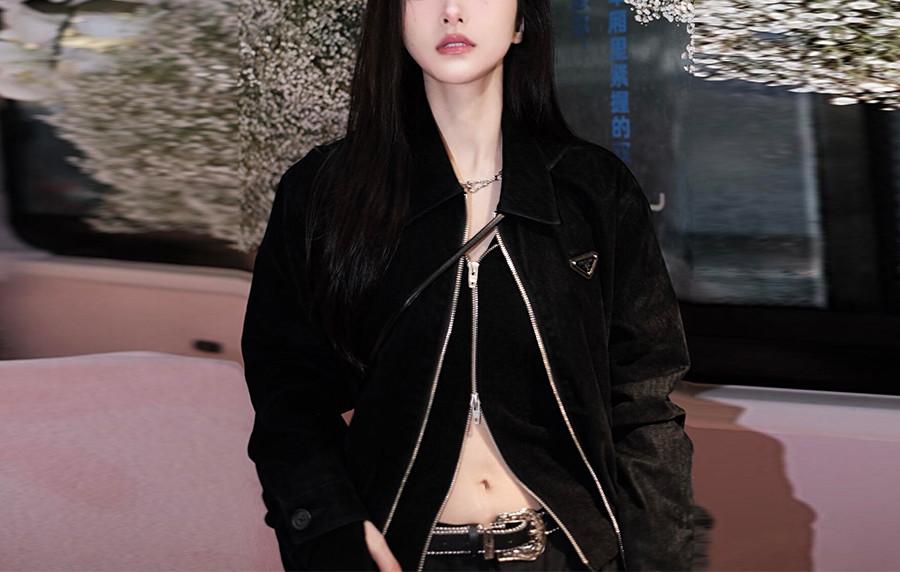 프라다 벨벳 코튼 블루종 자켓 (남녀공용)