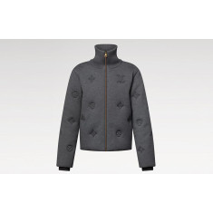 루이비통 모노그램 니티드 다운 블루종 자켓 남녀공용