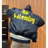 발렌시아가 테이프 라이트 후디드 보머 자켓 남녀공용