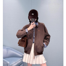 미우미우 파나마 프레피 블루종 자켓 남녀공용