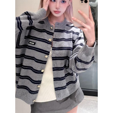 미우미우 셰틀랜드 니트 가디건