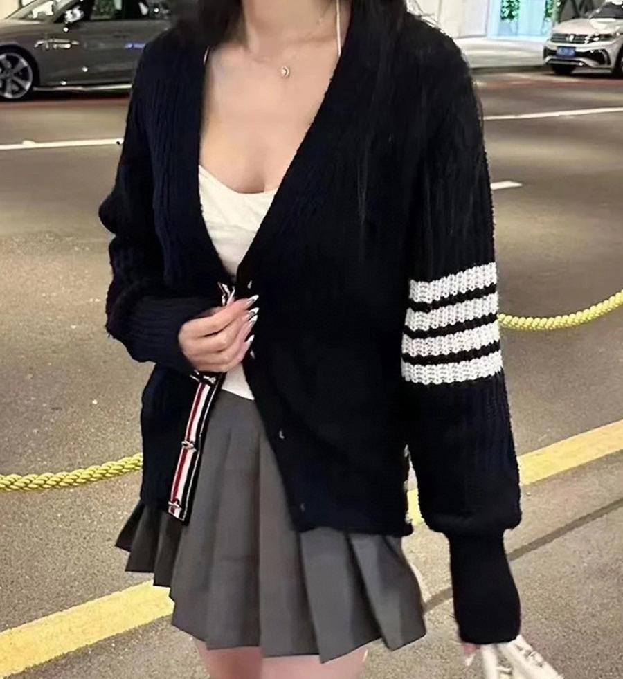 톰브라운 클래식 4바 울 가디건 남녀공용 (3컬러)