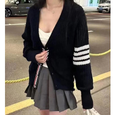 톰브라운 클래식 4바 울 가디건 남녀공용 (3컬러)