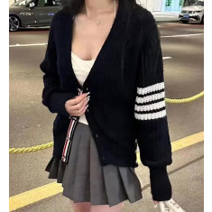 톰브라운 클래식 4바 울 가디건 남녀공용 (3컬러)