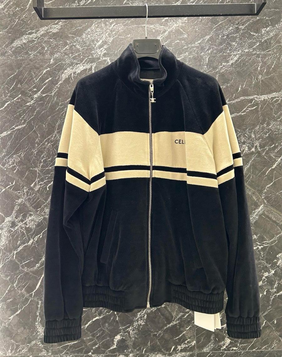 셀린느 벨벳 트랙수트 자켓 남녀공용