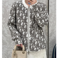 디올 오블리크 자카드 가디건