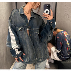 발렌시아가 컷업 트랙수트 데님 자켓 남녀공용