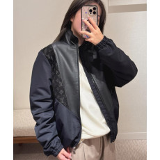 루이비통 레더 믹스 트랙수트 자켓 남녀공용