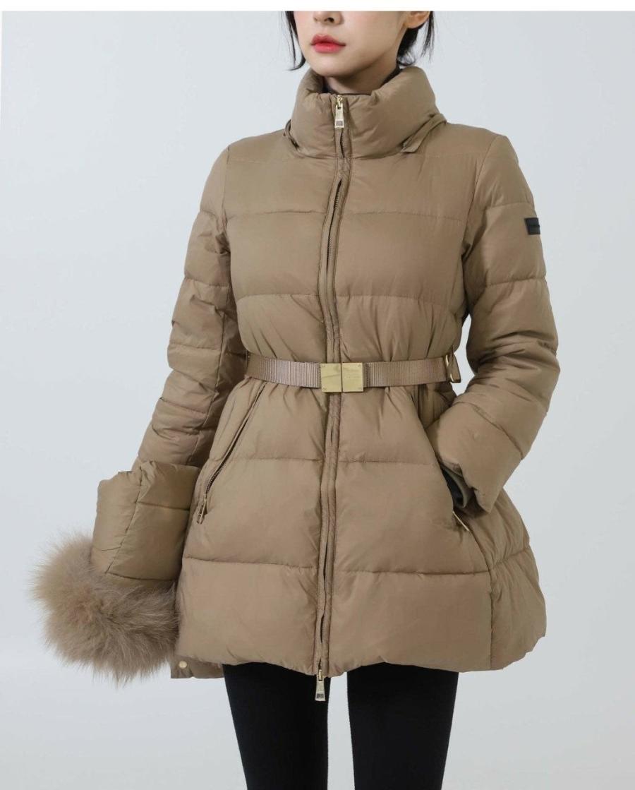 버버리 트림 후드 벨트 푸퍼 패딩 자켓 (국내배송)