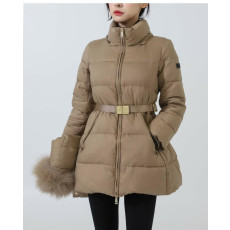 버버리 트림 후드 벨트 푸퍼 패딩 자켓 (국내배송)