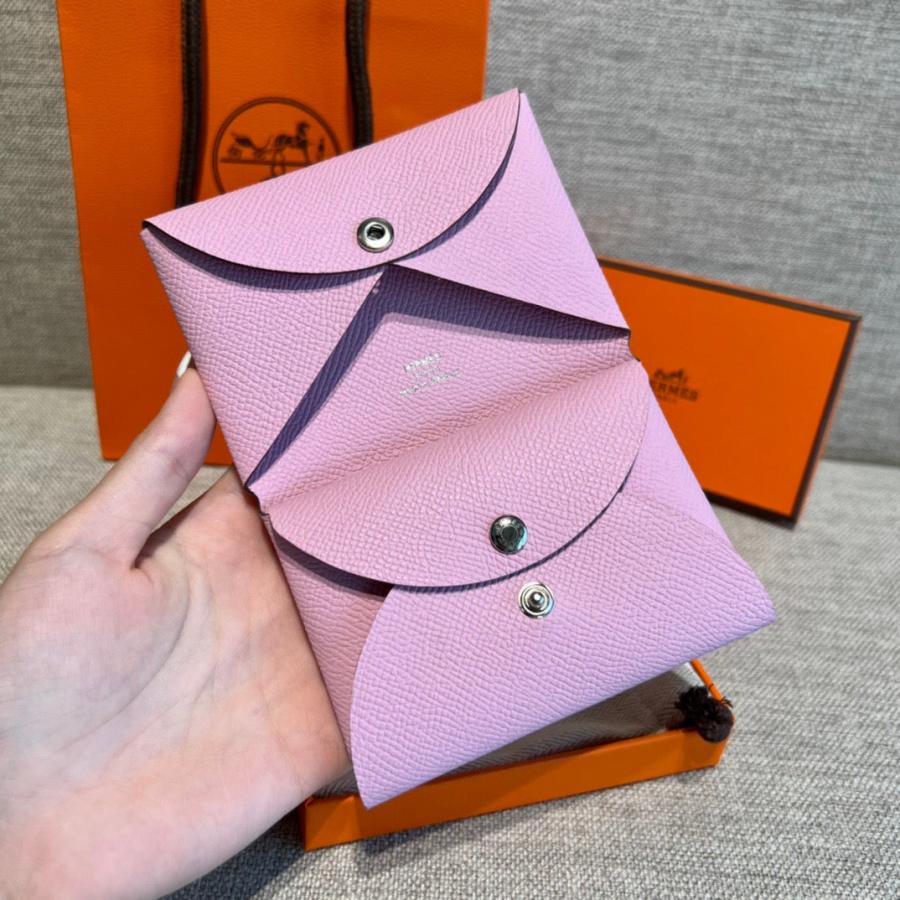 에르메스 칼비 듀오 카드지갑 - 모브실베스트레