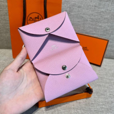 에르메스 칼비 듀오 카드지갑 - 모브실베스트레