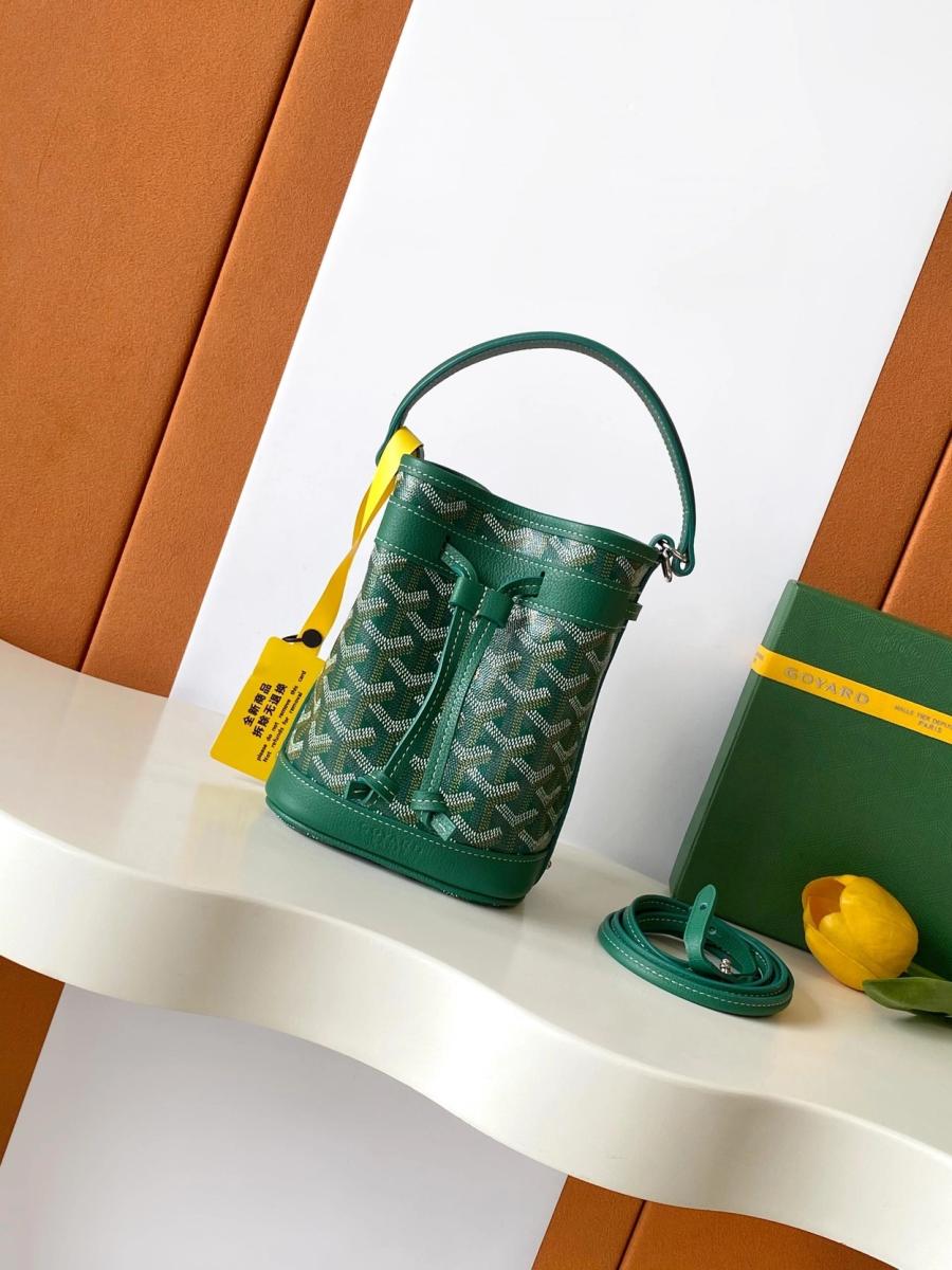 고야드 쁘띠플로 버킷백 미니