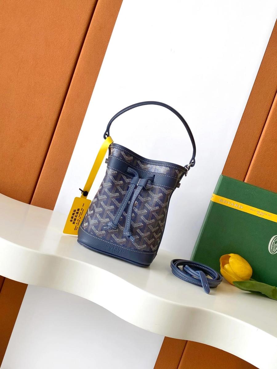 고야드 쁘띠플로 버킷백 미니
