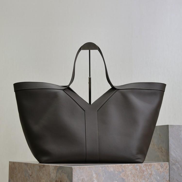 생로랑 Y라지 레더 토트백