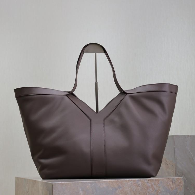 생로랑 Y라지 레더 토트백