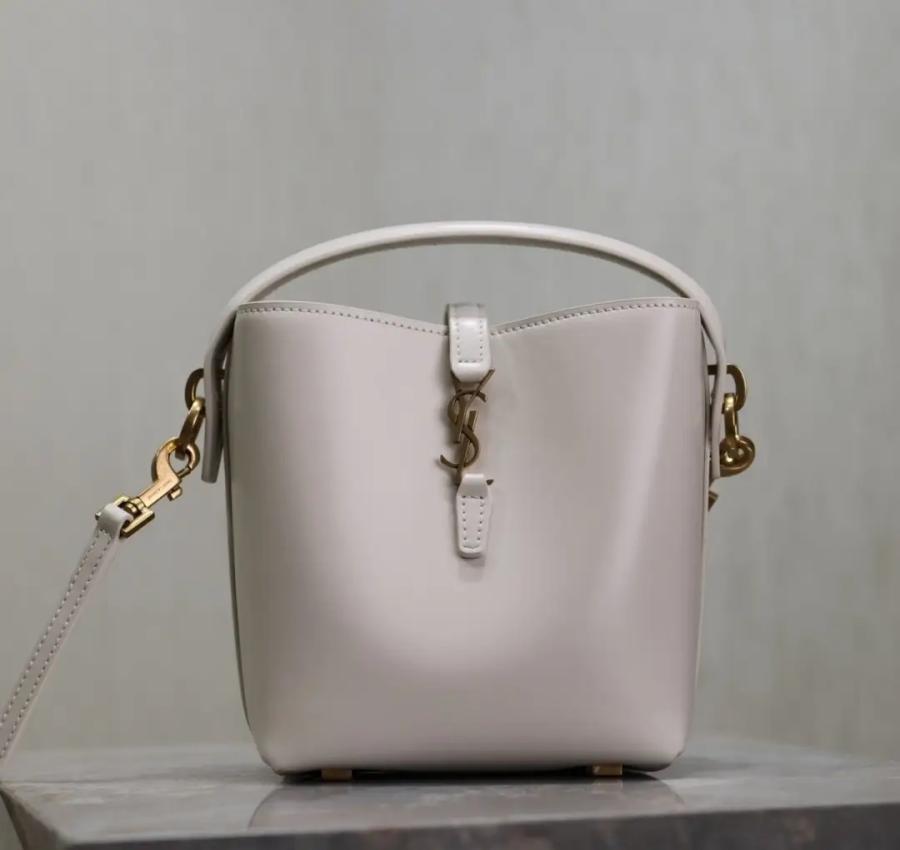 생로랑 LE37 버킷백 미니, 스몰, 미듐