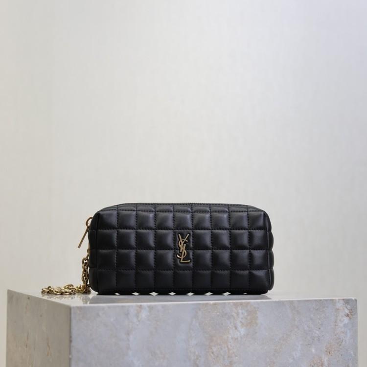 생로랑 카산드라 까레 파우치 체인백