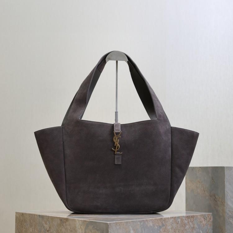 생로랑 베아 스웨이드 토트백