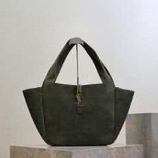 생로랑 베아 스웨이드 토트백