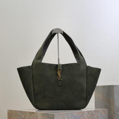 생로랑 베아 스웨이드 토트백