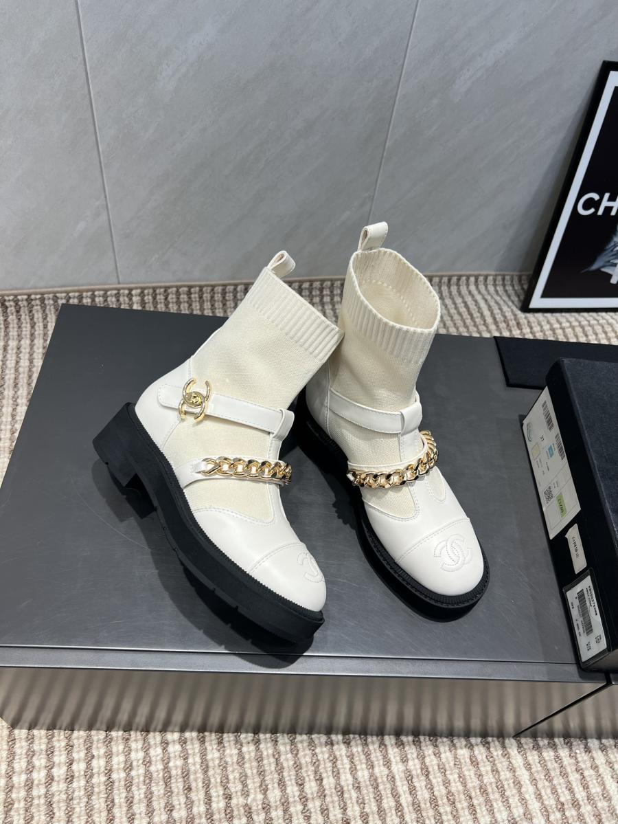 ✨타임세일✨ 샤넬 25K 삭스 벨크로 부츠 사이즈:245