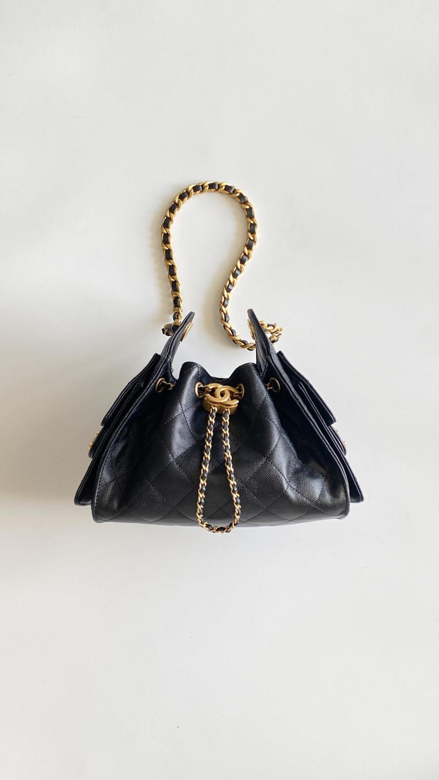 [지존샵] 샤넬 25백 캐비어 블랙 미니