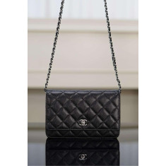 [팬더샵] 샤넬 WOC 턴락 캐비어 은장