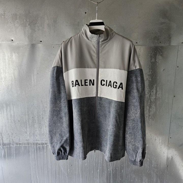 발렌시아가 로고 프린트 집업 자켓 남녀공용 (국내배송)