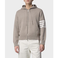 톰브라운 4바 니트 후드 집업 자켓 남녀공용 2컬러 (국내배송)