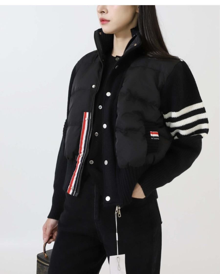 톰브라운 울샤이니 크롭 자켓 (국내배송)