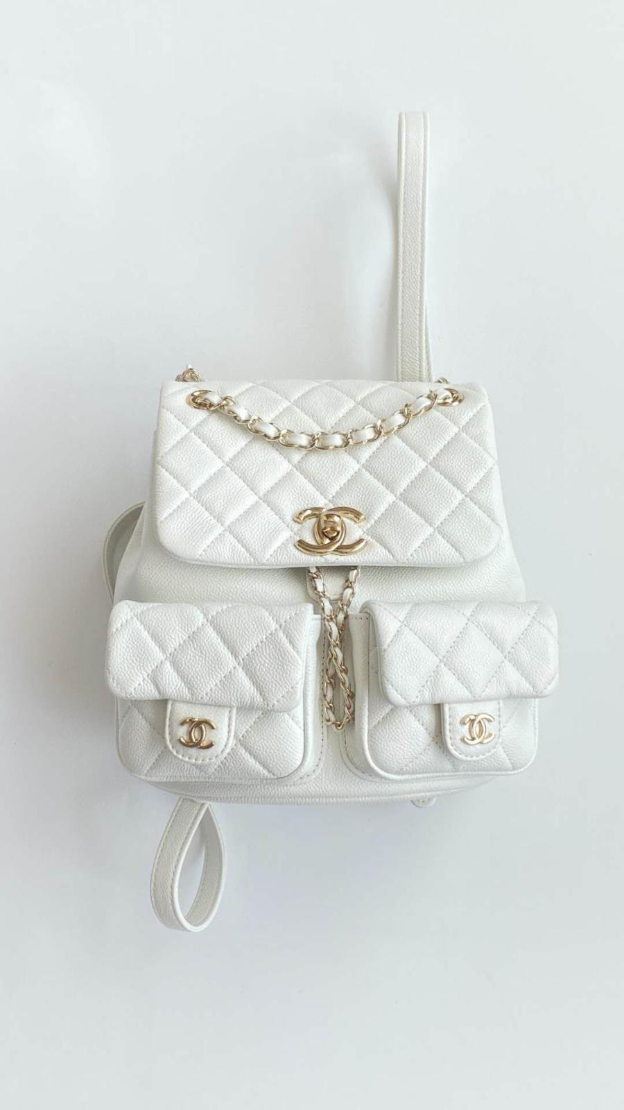 [지존샵] 샤넬 듀마 백팩 투포켓 스몰, 미듐