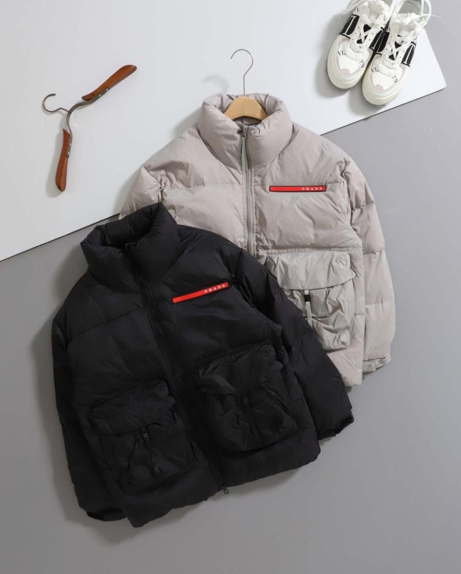 프라다 라이트 나일론 레드라벨 패딩 자켓 2컬러 (국내배송)