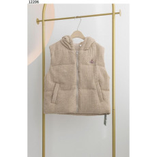 비비안웨스트우드 케이블 니트 패턴 후드 조끼 (국내배송)