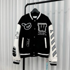 오프화이트 레아 바시티 봄버 자켓 (국내배송)